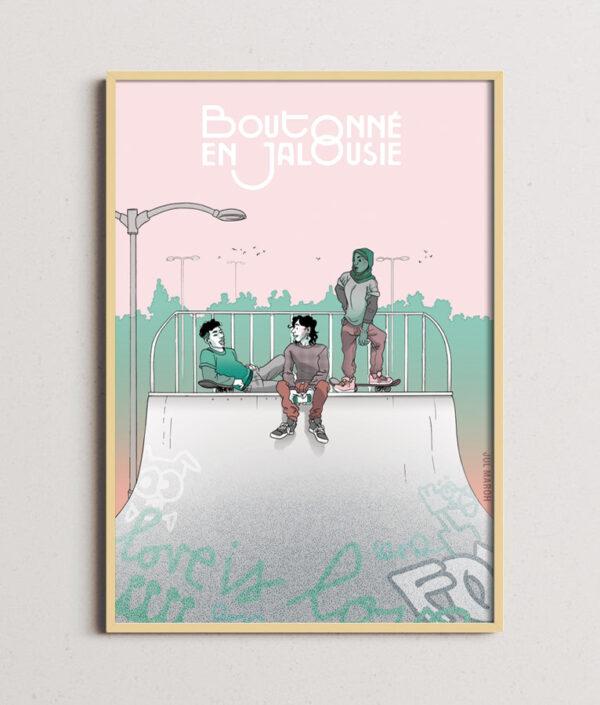 Boutonné en jalousie (2)